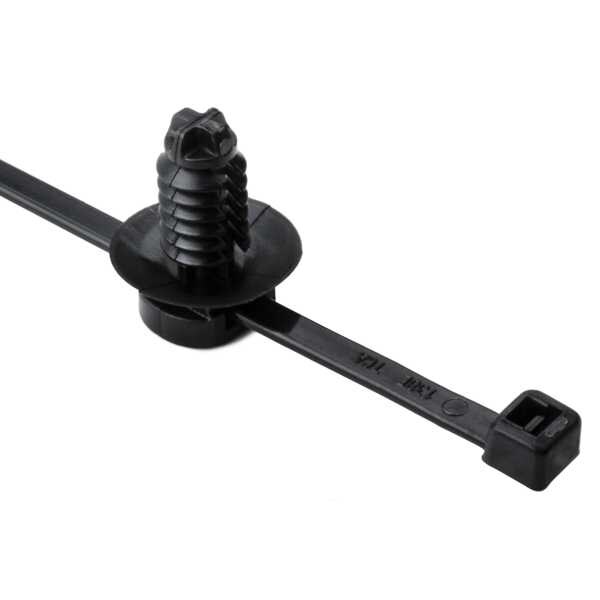 Hellermanntyton CABLE TIE NYL 5.8" MNT HOLE.256"-.276" FIR TREE MOUNT, PK 500 156-00057
